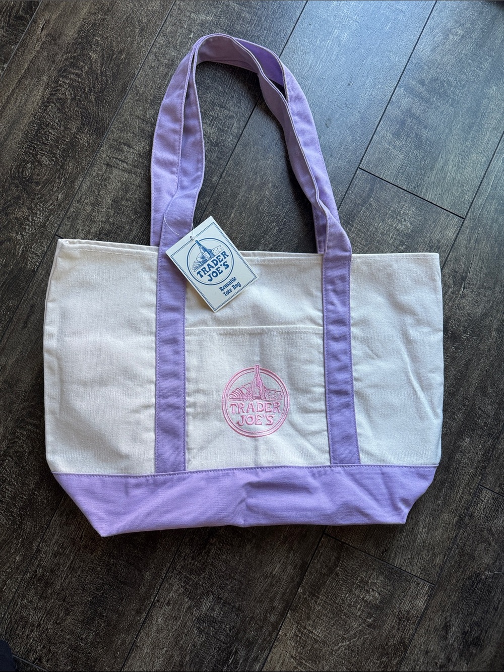 TraderJoe’s Lavender LargeTote Bag